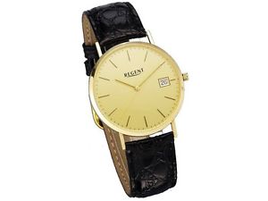 Regent Gold Herrenarmbanduhr 32-G1/105