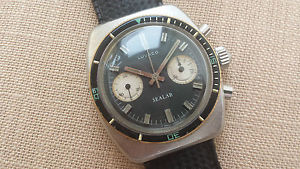 Vintage 70's LUVACO JENNY SEALAB 3001 Valjoux 7733 Gents 200M DIVER CHRONOGRAPH