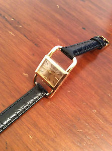 Lady Jaeger Le Coultre Etrier yellow gold