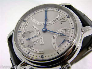 Maurice Lacroix Masterpiece Calendrier Retrograde ref:MP7068SS001191 $7,300 LNIB