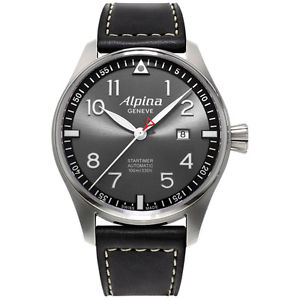 ALPINA STARTIMER PILOT SUNSTAR HERREN 44MM AUTOMATIKWERK DATUM UHR AL525GB4S6