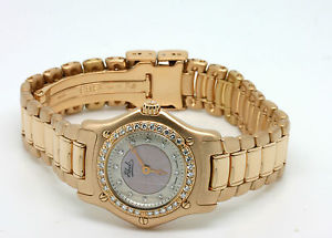 EBEL 1911 Damen 18kt Roségold Brillanten Limitiert 85 Jubiläum Box&Papiere 1996