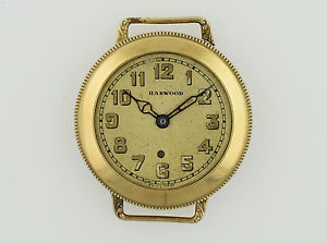 HARWOOD Vintage Automatic Watch with Gold Filled Case without Crystal (309)