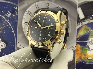 Breguet Type XX TRANSATLANTIQUE FLYBACK Chronograph Ref. 3820 Solid 18K Gold 