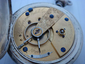 Rare sn29,939 California Watch Co San Francisco 9 jewel KW 18s pocket watch