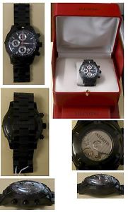 Valentino Rossi Chronograph automatic NIB black PVD coted