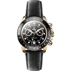 Vivienne Westwood Mens VV118BKBK Barbican Analog Display Swiss Quartz Black Watc
