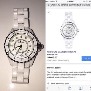Chanel j12 ceramic 29mm h2570 watches Retail Price From $4500-$5000