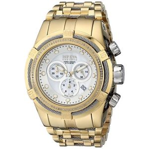 Invicta Men's 15455 Bolt Analog Display Swiss Quartz Gold Watch