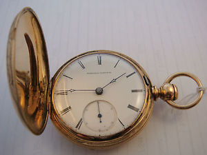 Super 18K HC Sn. 134 BW Raymond - 34th National Watch Co made 18s  pocket watch