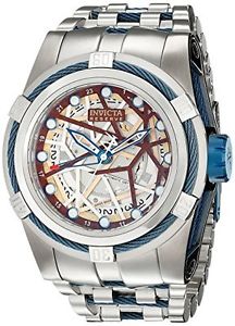 Invicta bolt stainless Blue / Brown 13762 Men