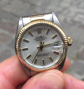 Rolex Datejust 31 medio medium oro gold acciaio steel 6827/3 6827