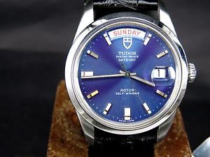 VINTAGE 38MM TUDOR OYSTER PRINCE 1895 21J SWISS DAY DATE AUTOMATIC MENS WATCH