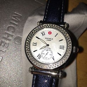100% Authentic Guarantee MICHELE 'Caber' Diamond Watch, 38mm