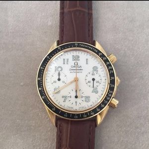 Omega Speedmaster Automatic Gold Dial MOP