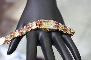 Vintage Rose Gold Helva Ancre Lady's Watch