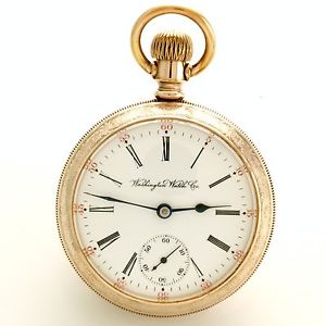24-Jewel Illinois Washington Watch Lafayette Co. 18-Size Railroad Pocket Watch