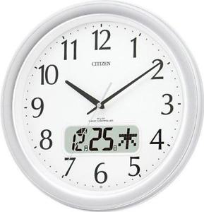CITIZEN ( Citizen ) wall clock ne Murina calendar M02 radio clock LCD calendar