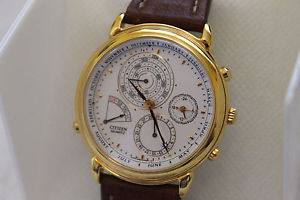 VINTAGE WATCH CITIZEN PERPETUAL CALENDAR 6700-G70072 NOS RARE CITIZEN MUSEUM