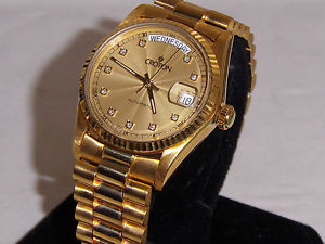 CROTON SOLID 18K SWISS AUTOMATIC