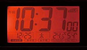 CITIZEN digital radio clock pulse digit Yui silver color 8RZ134-019