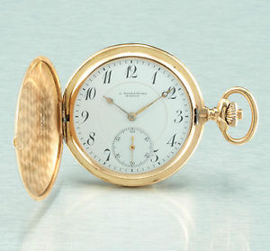 Paul Ditisheim 18k Gold Savonnette Ankerchronomerter Schweiz um 1900