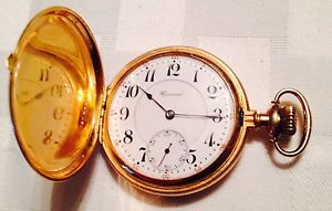 ANTIQUE HOWARD 14K 18s 23 Jewel Hunter Case Pocket Watch Circa 1910