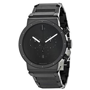 MOVADO HERREN-ARMBANDUHR 42MM ARMBAND EDELSTAHL + GEHÄUSE QUARZ ANALOG 0606801