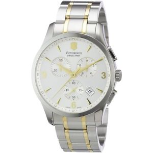 Victorinox Swiss Army Mens 241481 Alliance Two Tone Chronograph Watch