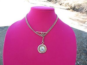 9 KT SOLID YELLOW GOLD ALBERT WATCH CHAIN