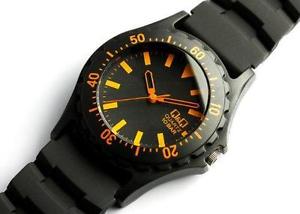 CITIZEN Q&Q Quartz Analog Black Watch