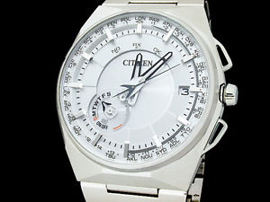 Auth Citizen Satellite Wave F100 CC2001-57A Eco Drive Men's Watch(28.2.12)