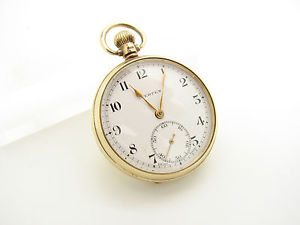9ct gold Offenes zifferblatt 