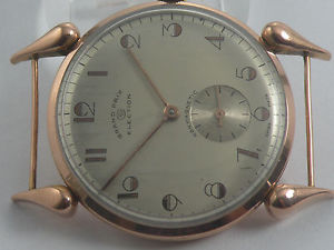 ELECTION GRAND PRIX, 18K SOLID ROSE GOLD, 40´S WATCH. FANCY LUGS 35MM. ONLY!!