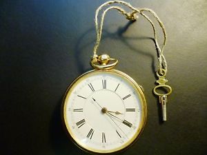 Circa 1875 52.5mm 18K Yellow Gold Pocket Watch Mattlock & Co. Ref 4071 FOR PARTS