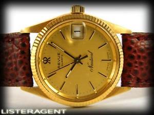 REVUE THOMMEN Natural Gelbgold 18Kt Champagne Ref. 712507. NEU!