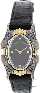 Ladies Carrera Y Carrera Panther Motif Stainless Steel Sapphire & Diamonds Watch