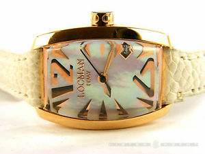 LOCMAN Panorama lady 18kt Rotgold , Perlmutt Ref. 156. NEU!