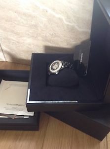 Chanel J12 black diamond watch H1708