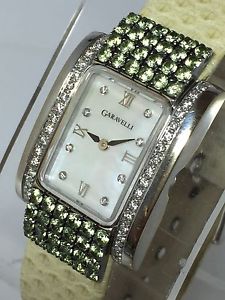 GARAVELLI 18K Gold Case MOP Dial Diamond Bezel Ladies Wrist Watch (#N218)