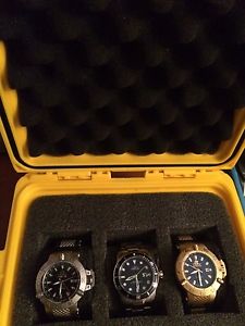 WATCHES MEN LOT INVICTA SUBAQUA NOMA III, DIVER QUARZ RELOJ