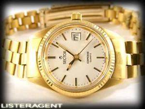 SECTOR Cormoran lady 18kt Gelbgold , Weiss Ref. 1253030521. NEU!