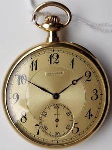 AGASSIZ Watch Co. 18ct GOLD  - 21 JEWEL 8 ADJUSTMENTS  SN 231562 : 1911c