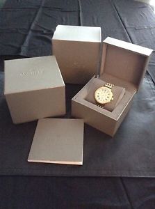 MICHELE SEREIN 38mm GOLD TONE WITH DIAMONDS