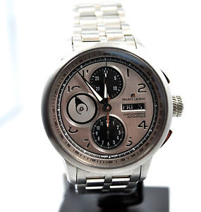 New MAURICE LACROIX Pontos Chronographe Gray Dial PT6188-SS002-830 Mens Watch