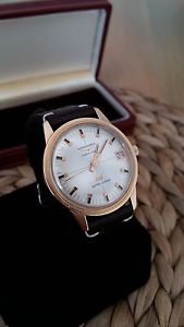Longines Ultra-Chron Rose Gold 18k Oro Box and Paper