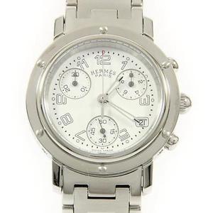 Authentic HERMES CL1.310 Clipper Chrono Quartz  #260-001-613-2047
