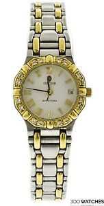 Ladies Concord Saratoga 15.73.287 G Steel Gold Diamonds Quartz Date Watch