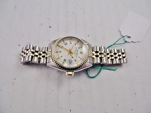 orologio rolex lady date automatico acciaio anni '80 ref. 6900 cal.2030