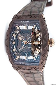 Men's Cvstos Challenge Gustave Eiffel Bronze Rose Gold Automatic Watch